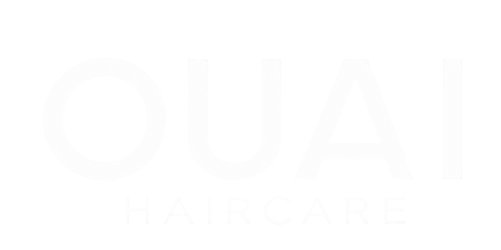 Logo minimaliste de la marque OUAI Haircare.